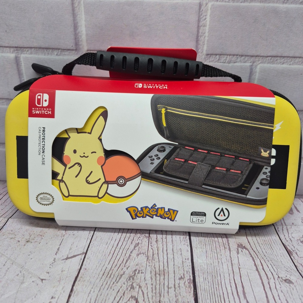 PowerA Nintendo Switch Protection Case Pikachu Electric Type Pokemon Yellow